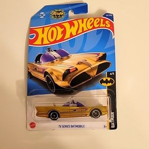 Hotwheels tv series Batmobile in gold unopened